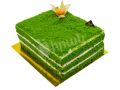 Bee Sweet Cake green velveteen